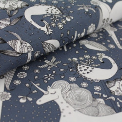 REST 60cm Biojersey - Fantastico Unicorn nightblue